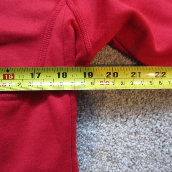 North Face Mens Size Medium Red Light Polyester Full Zip Jacket - Picture 5 of 11